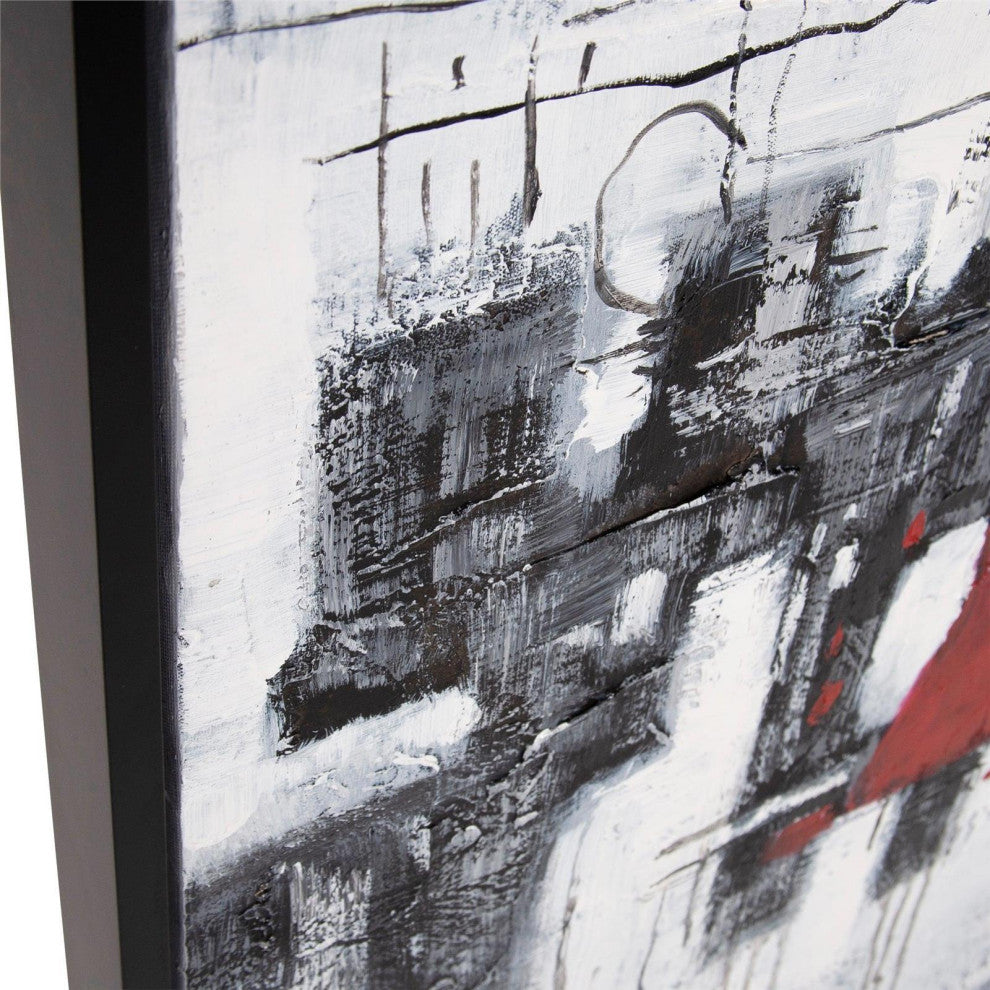 Traditional Women, Red Dress Canvas Art