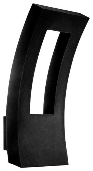 Dawn 16" LED Outdoor Wall-Light 3000K, Black