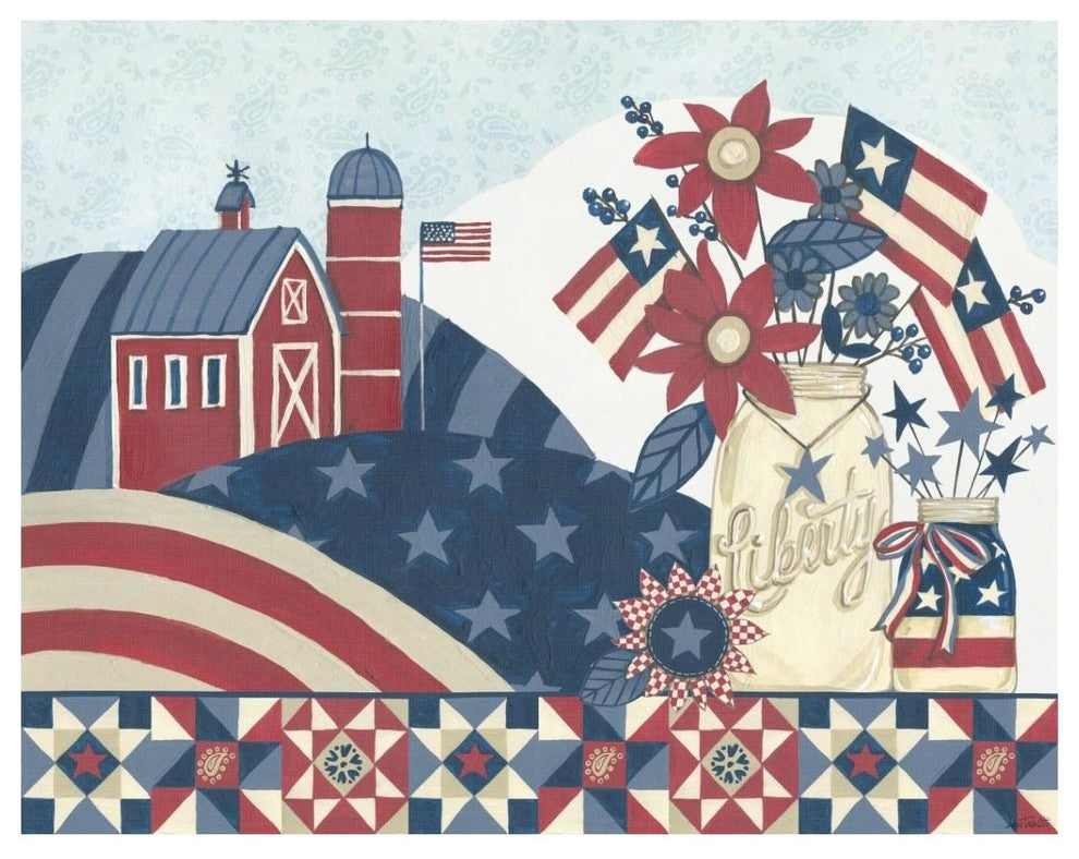 "American Country I" Digital Paper Print by Anne Tavoletti, 37"x30"