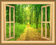 VWAQ 3D Window Wall Decal, 18"x22"
