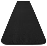 Skid-Resistant Carpet Runner Black, 48"x12'
