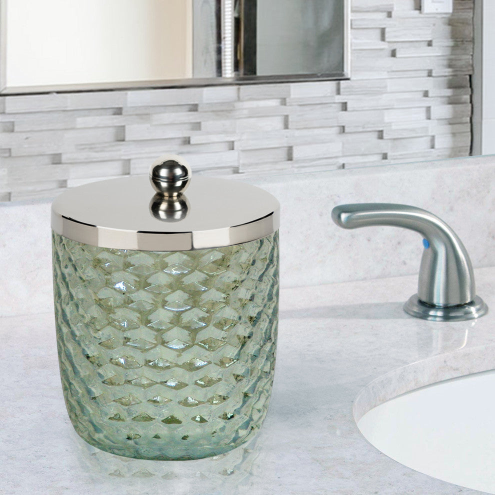 nu steel Sea Glass Cotton Jar