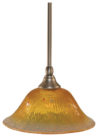 Stem Mini Pendant, 10" Gold Champagne Crystal Glass