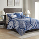 Madison Park Vienna 6 Piece Printed Cotton Quilt Set With Throw Pillows