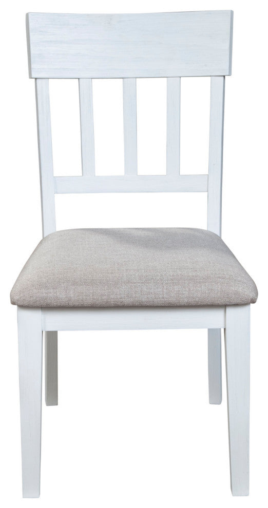 Donham Set of 2 Side Chairs, White