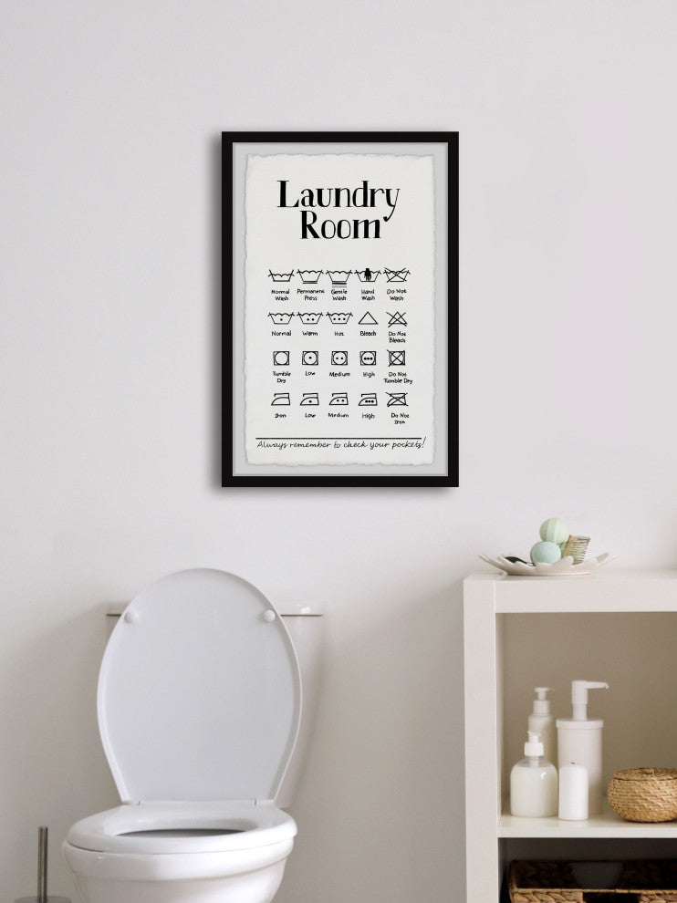 "Laundry Room IV" Framed Painting Print, 16x24