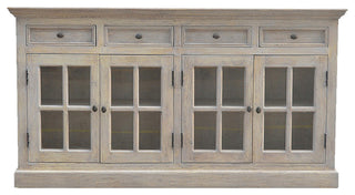 Stone Acid Wash Glazed Sideboard