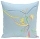 Polyester Decorative Outdoor Pillow, Butterfly, 18"x18"