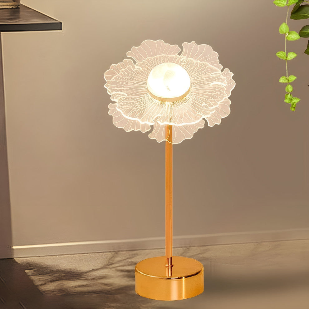 Heiden | Magic Table LED Lamp in the Shape of Butterfly, Sun Flower