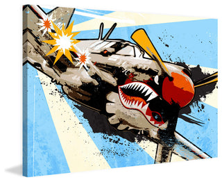 "P40 Warhawk" Art Print, 61x41 cm