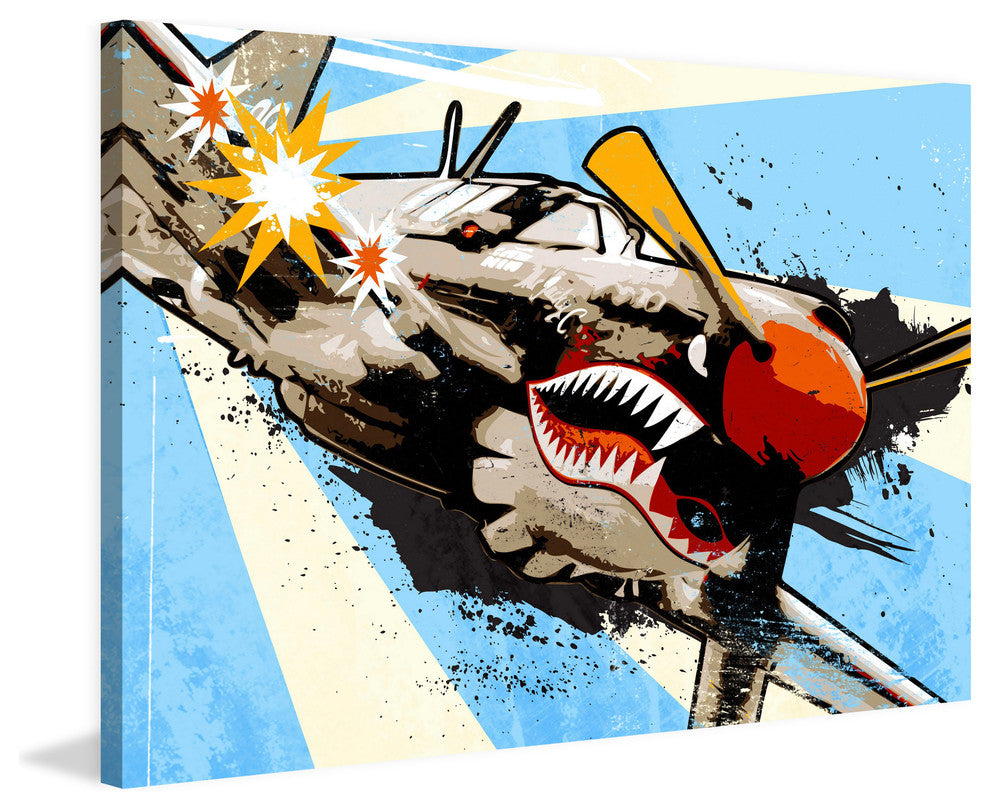 "P40 Warhawk" Art Print, 61x41 cm