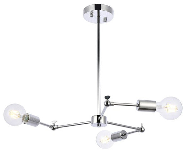 Florence 3-Light Chrome Pendant
