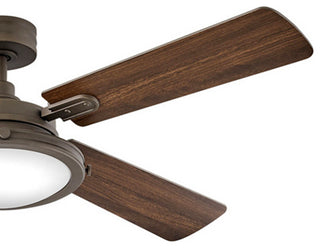 Hinkley Collier 54" Integrated LED Indoor Ceiling Fan, Metallic Matte Bronze