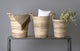East at Main Durant Brown Rattan Round Basket