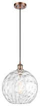 Innovations 516-1P-AC-G1215-12-LED 1 Light Pendant, Antique Copper