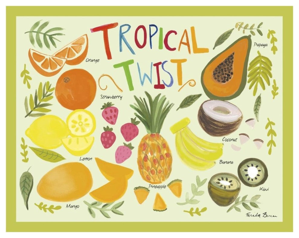 "Fruity Smoothie II" Digital Paper Print by Farida Zaman, 22"x18"