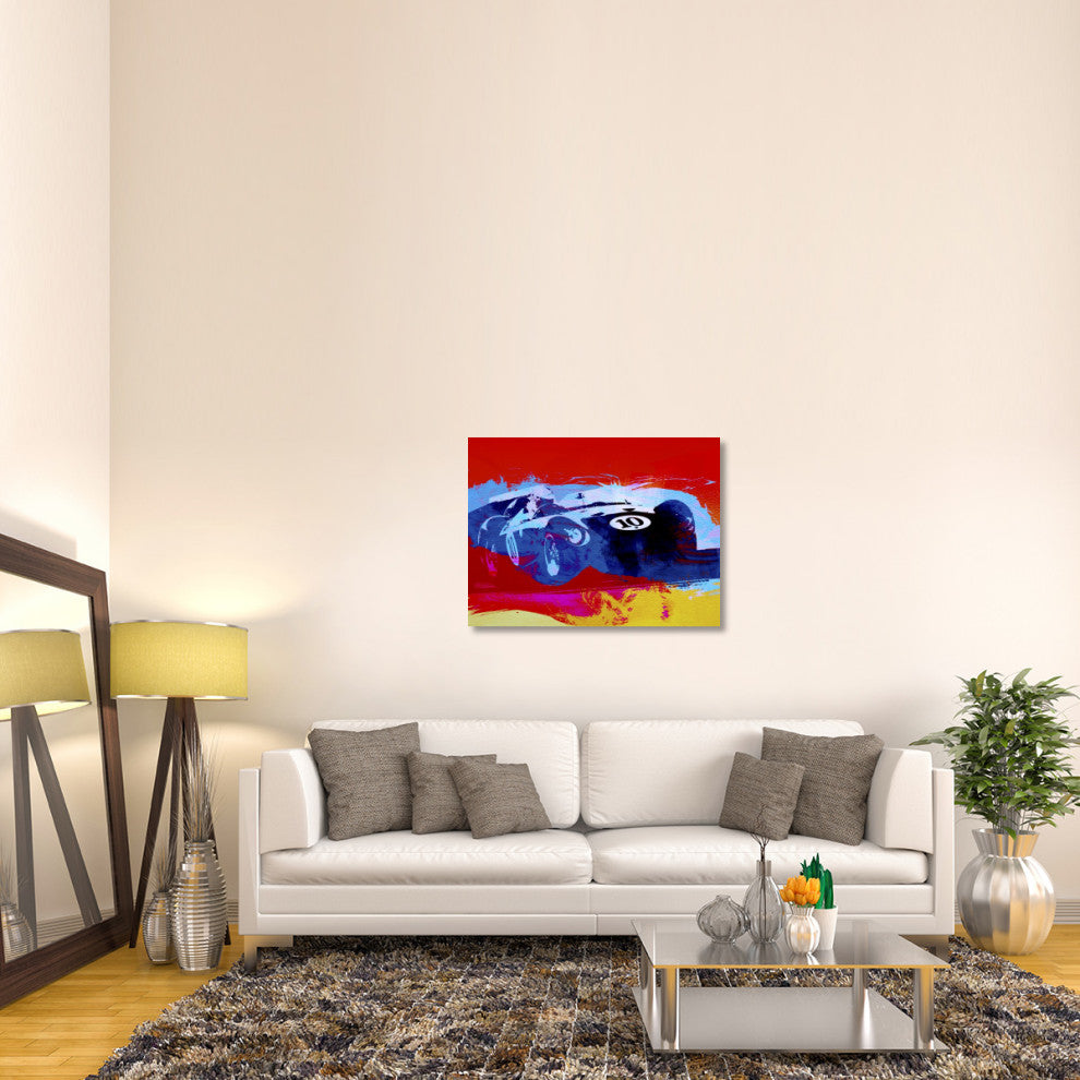 "Maserati on the Race Track 1" Fine Art Print