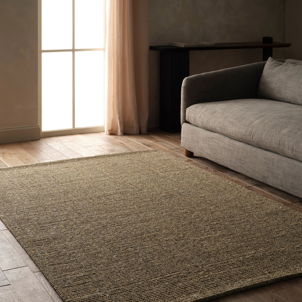 Jaipur Living Laney BHN01 Handmade Solid Tan Area Rug, 9'6"x13'6"