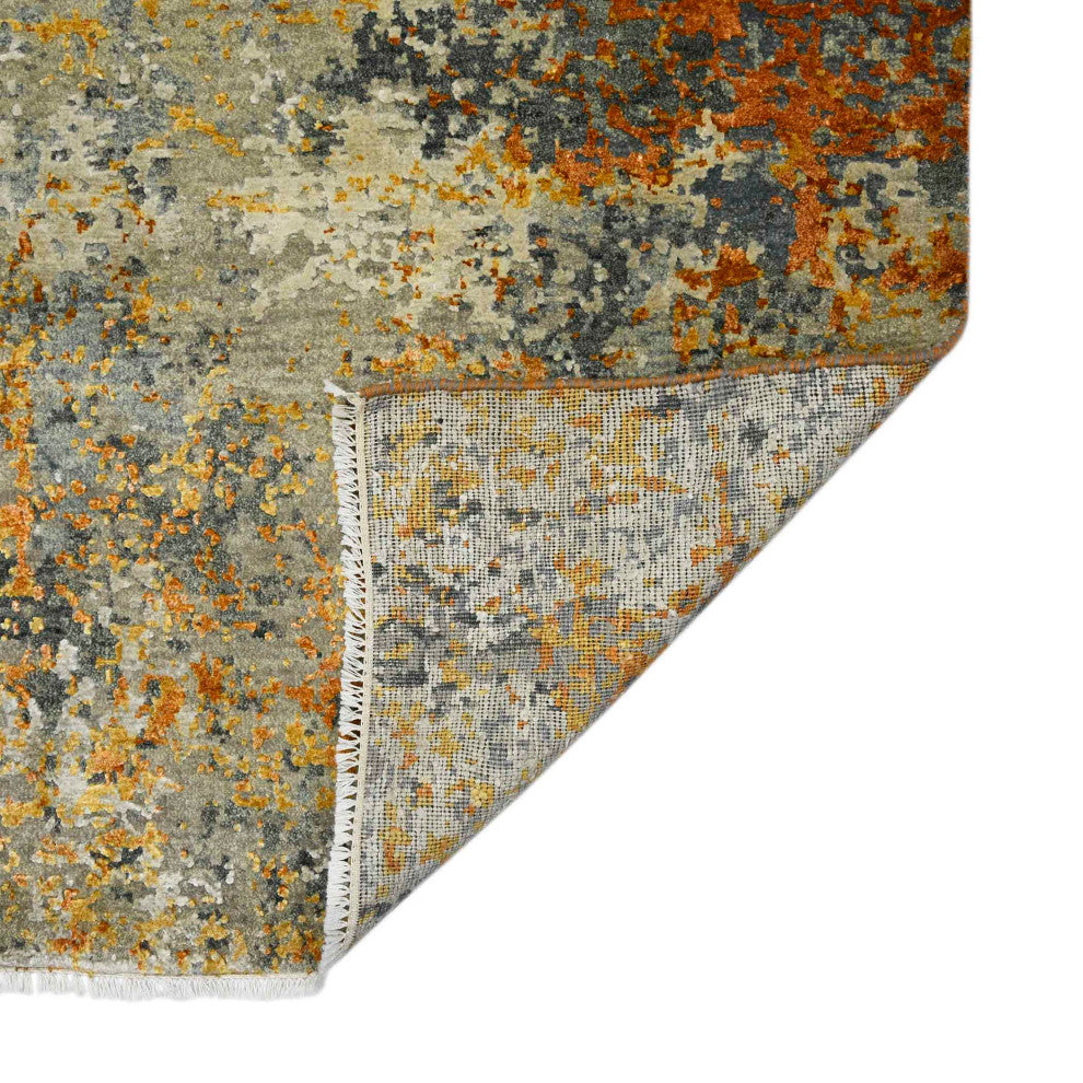 Mystique Vinland Area Rug, Orange, 9' x 12', Abstract