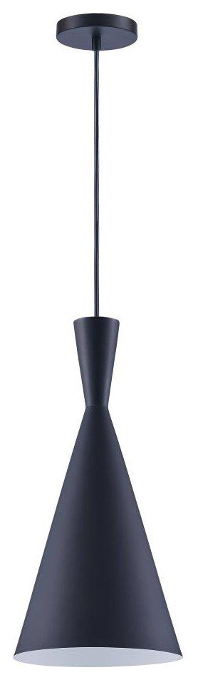 Berkley Black Single Light Pendant B6003