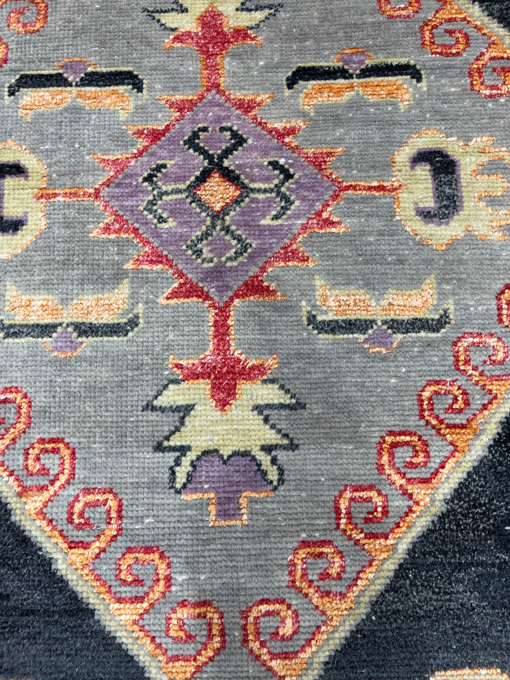 Charcoal Oriental Classic Heriz Serapi Area Rug