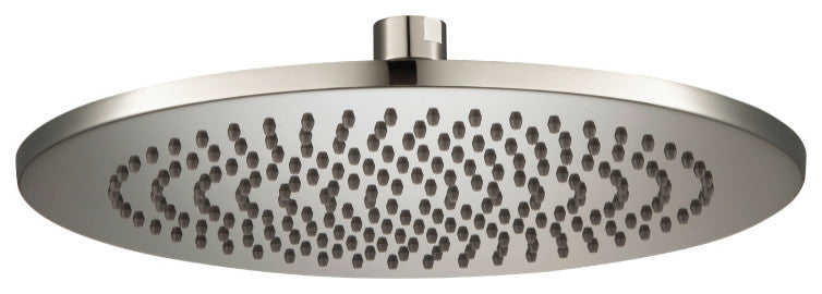 Isenberg HSB.10R, 10" Solid Brass Rain Showerhead, Polished Nickel