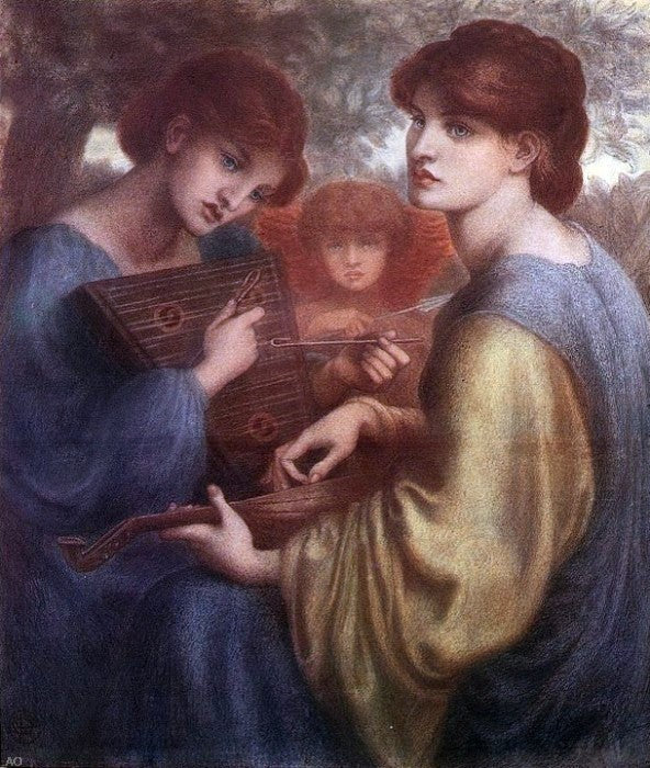 Dante Gabriel Rossetti The Bower Meadow Wall Decal