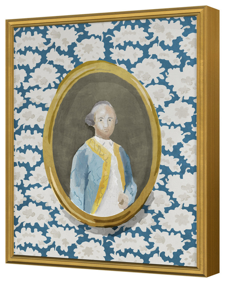 Gentleman 1 Fine Art Print, Gold, 20"x16"