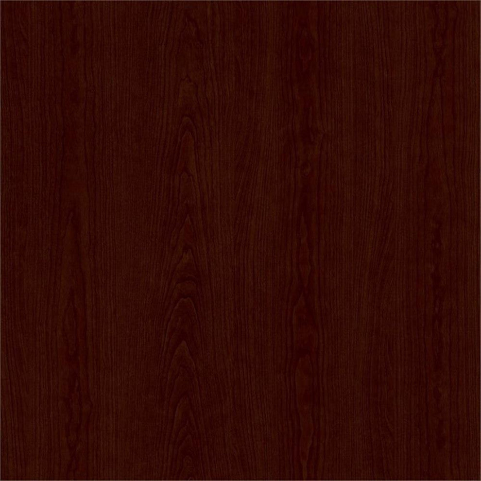 Scranton & Co 60" Transitional Engineered Wood L-Computer Desk in Harvest Cherry
