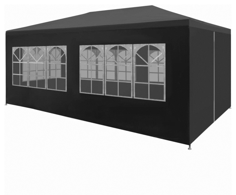 vidaXL Party Tent 9.8'x19.7' Anthracite