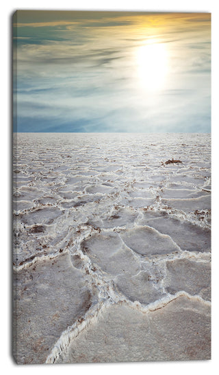 Death Valley under Sunlight, Landscape Wall Art on Canvas, 16"x32"