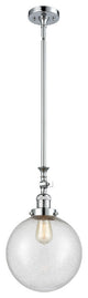 X-Large Beacon 1-Light Mini Pendant, Polished Chrome, Seedy