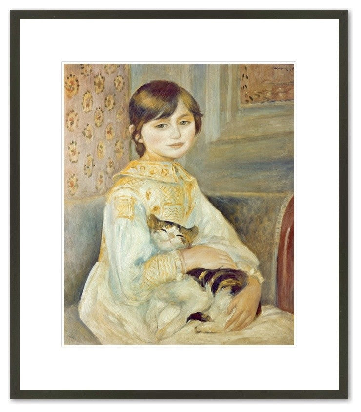 Julie Manet with Cat, 1887 (oil on canvas)