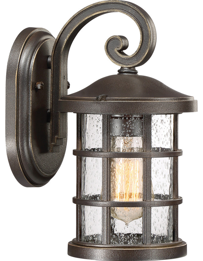 Quoizel CSE8406PN One Light Outdoor Wall Lantern, Palladian Bronze Finish