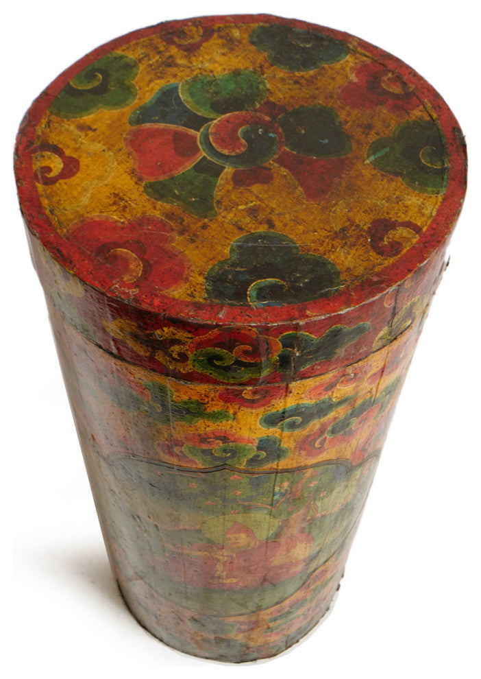 Consigned Tibetan Cylinder Box