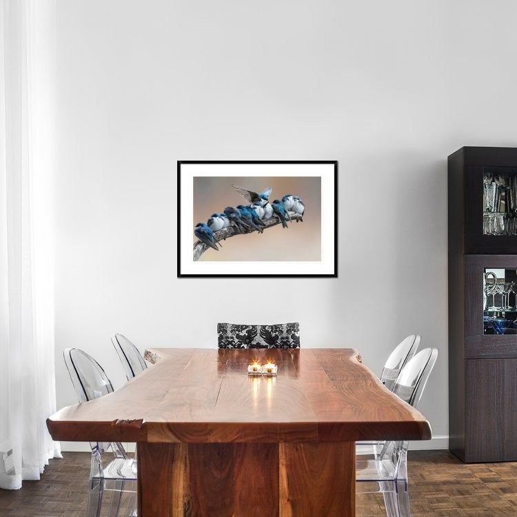 "No Room? No Problem. I Will Make Myself Some Room."  by Cheng Chang, 38x28"