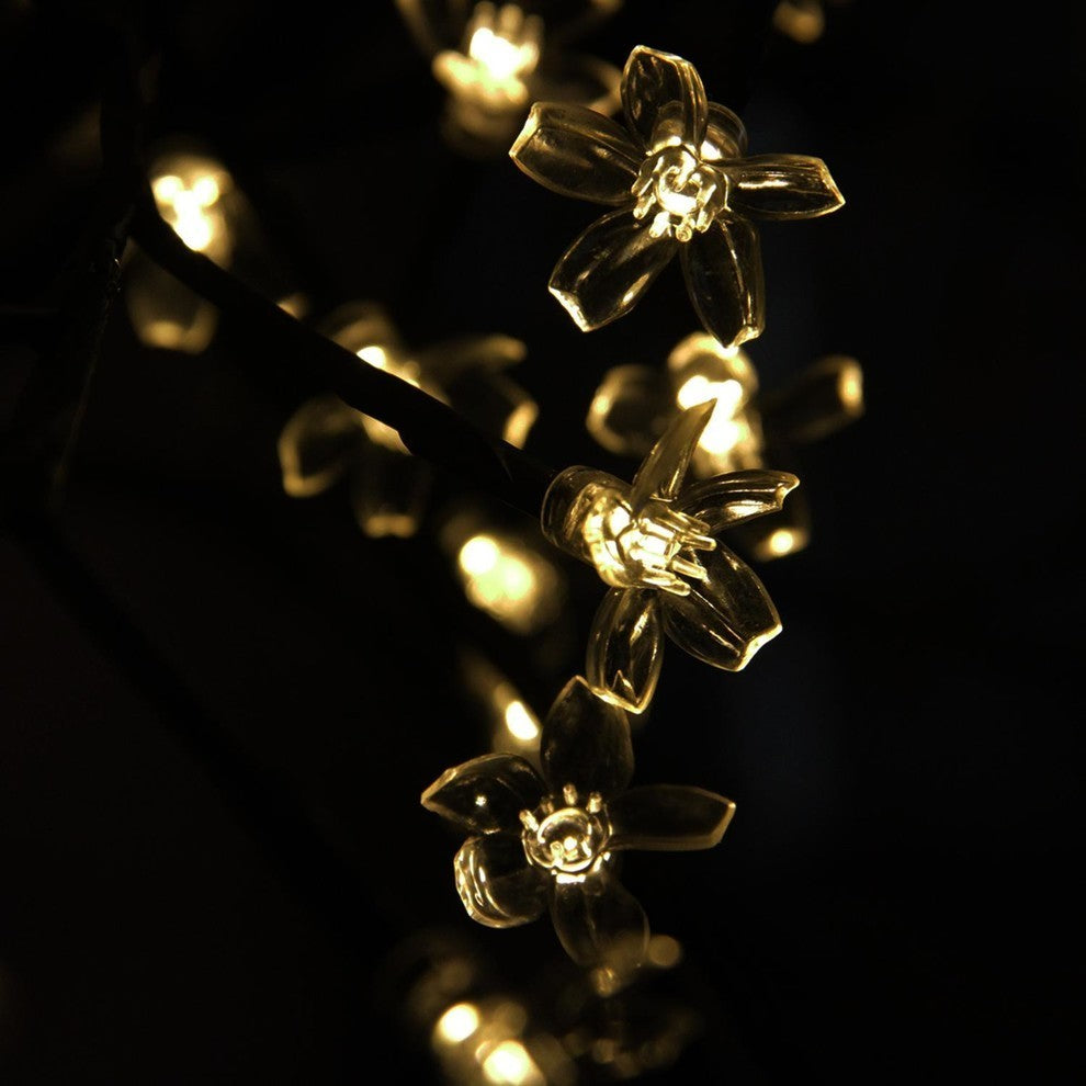 6' LED Lighted Cherry Blossom Flower Tree, Lights, Cool White