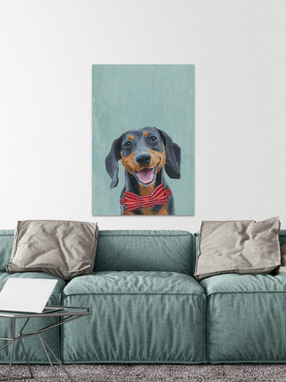 "Happy Face" Painting Print on Wrapped Canvas, 8"x12"