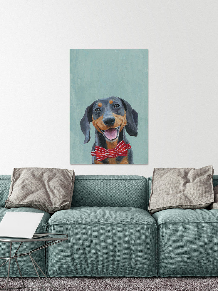 "Happy Face" Painting Print on Wrapped Canvas, 8"x12"