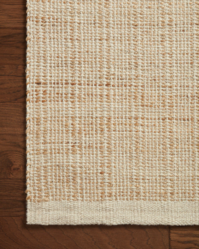 Jean Stoffer x Loloi Cornwall Ivory / Natural 2'-6" x 9'-9" Runner Rug