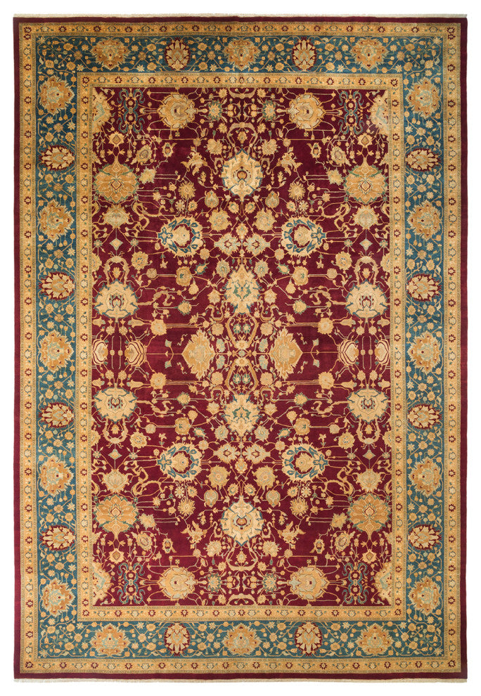 Mogul, One-of-a-Kind Hand-Knotted Area Rug Red, 12'3"x17'10"