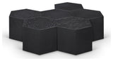 Eternal Modular Coffee Table, Black, 6 Piece