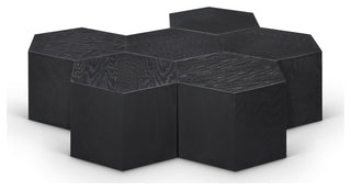 Eternal Modular Coffee Table, Black, 6 Piece