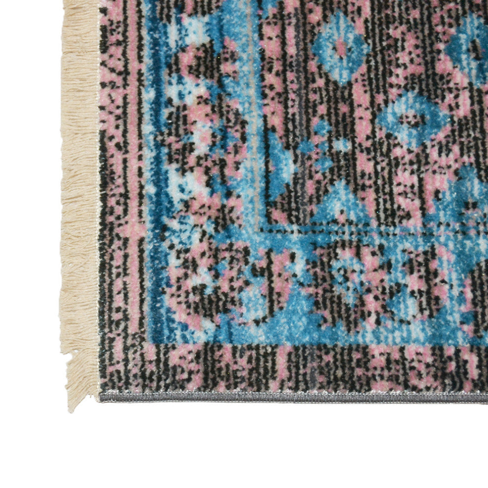 Machine Made Polyester Durable Indoor Outdoor Washable Oriental Pattern Footmat
