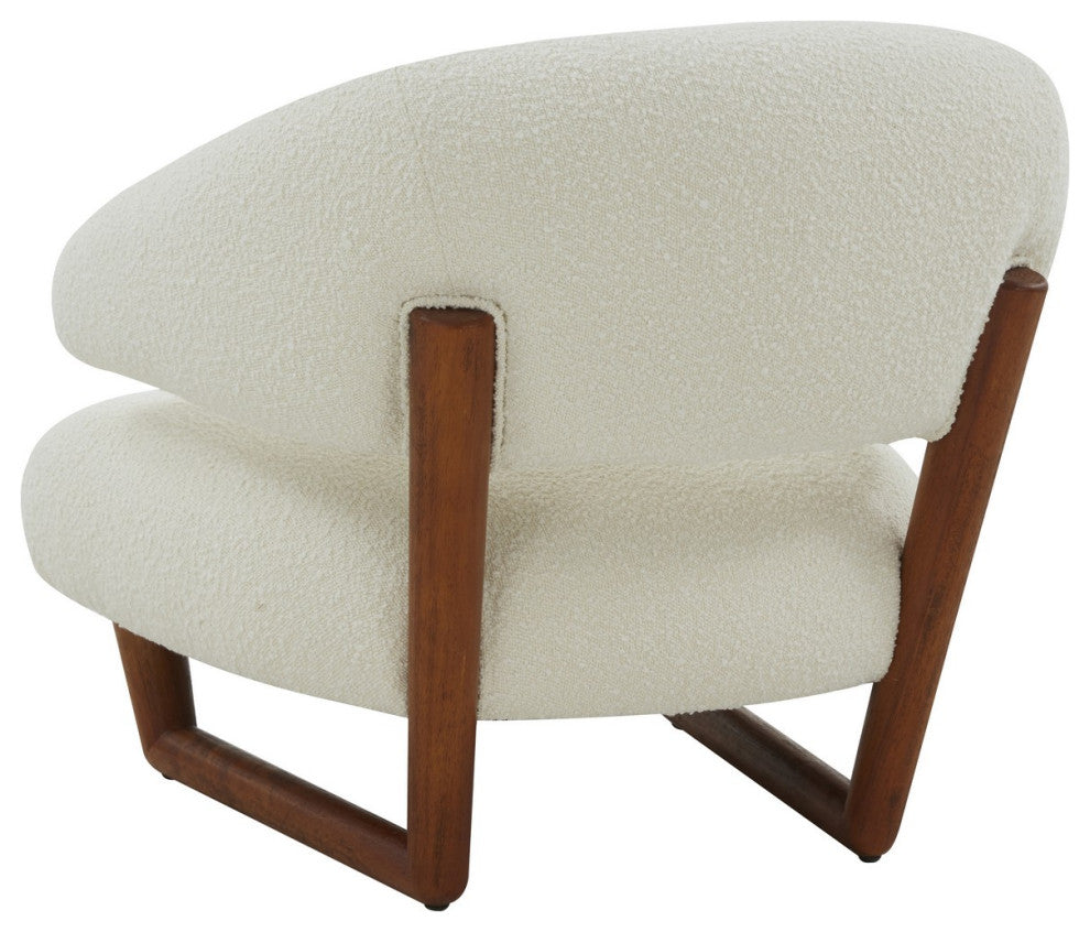 Safavieh Couture Jasmina Wooden Legs Accent Chair