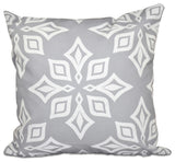 Beach Star, Geometric Print Pillow, Black, 20"x20"