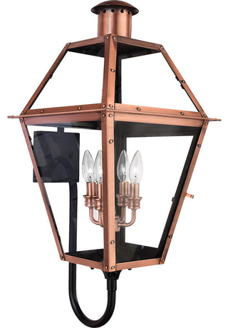 Rue De Royal 4-Light Outdoor Lantern, Aged Copper