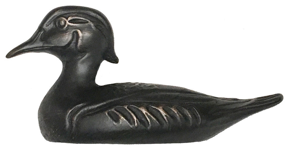 DHP93-SH Duck Decoy Pull, Left Facing, Oil Rub Bronze