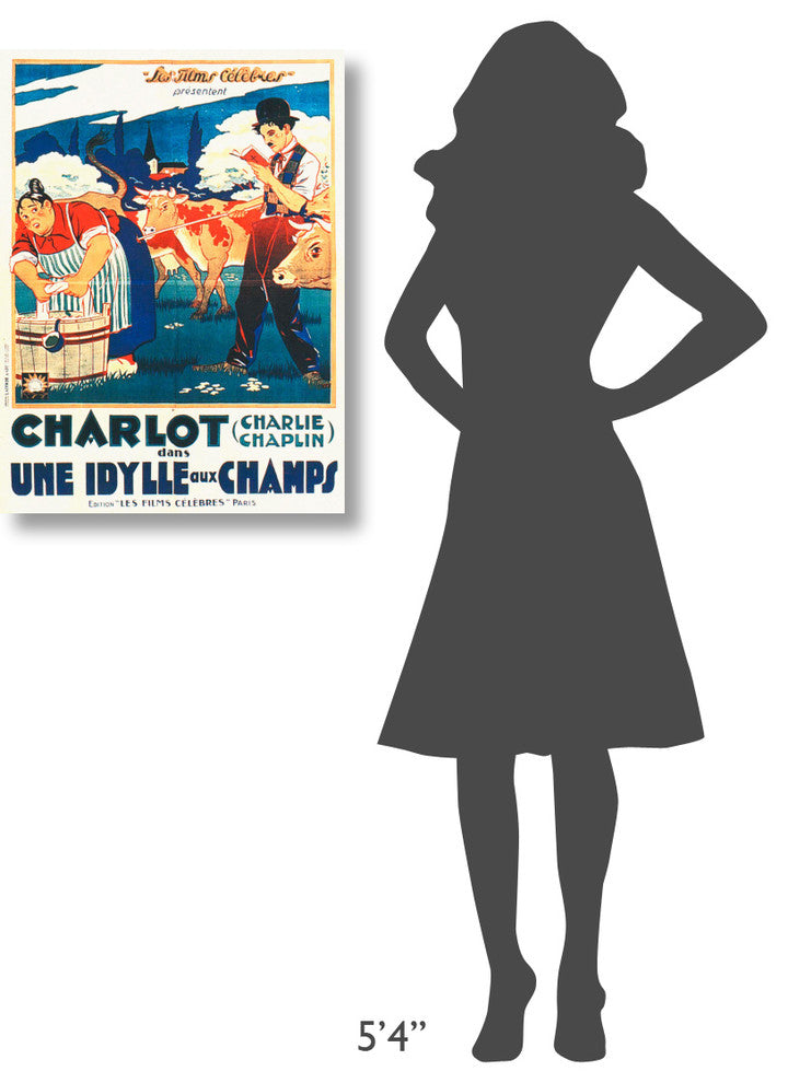 Charlie Chaplin, French, The Champion, 1915, 22x30