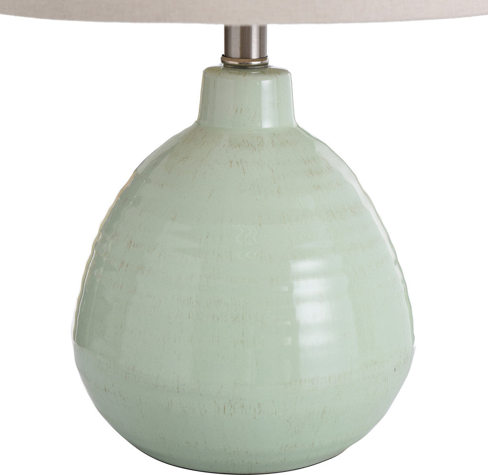Cameron - Ceramic Table Lamp, Key Lime Green